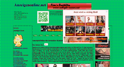 Desktop Screenshot of anzeigenonline.net